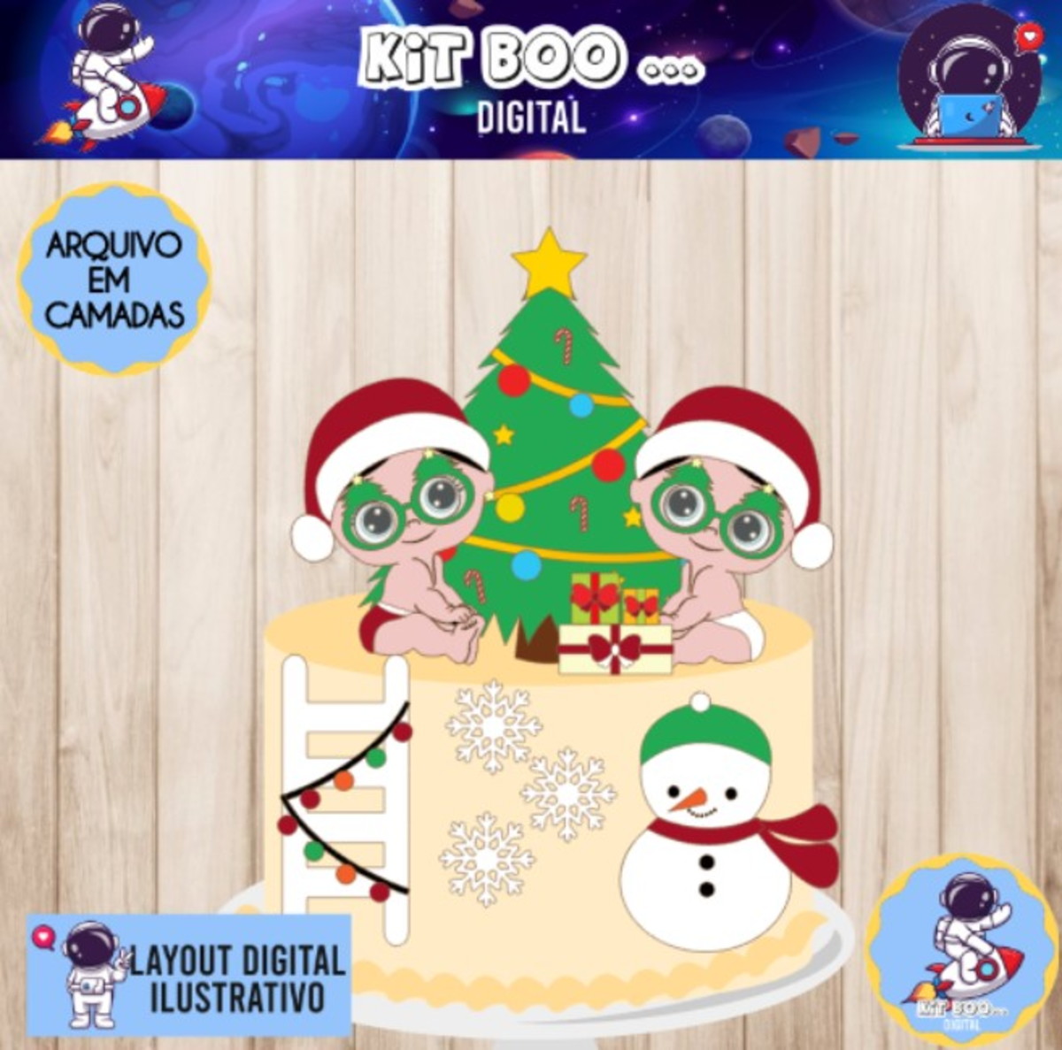 Arquivo Topo de Bolo - Bebês Natalinos