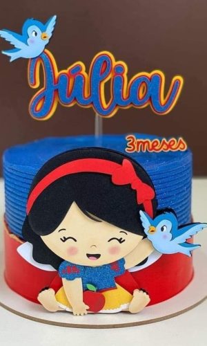 Arquivo Topo de Bolo - Branca de Neve Cute