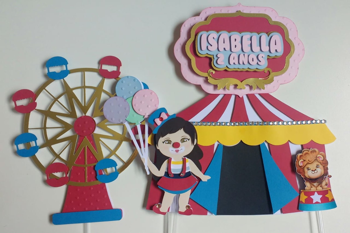 Arquivo Topo de Bolo - Circo Menina