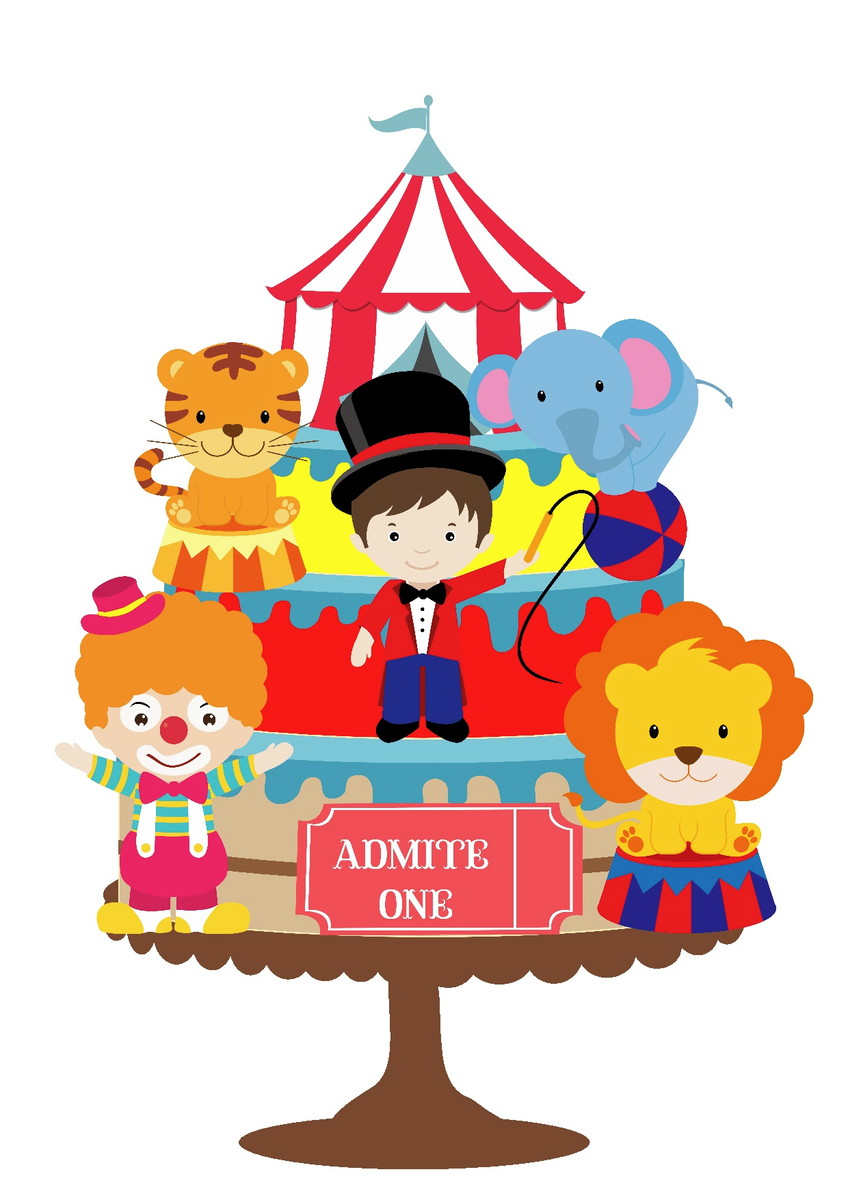 Arquivo Topo de Bolo em Camadas Circo Menino Stúdio #tb