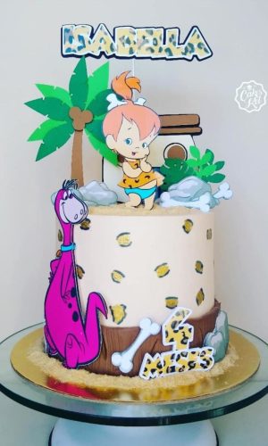Arquivo Topo de Bolo Flintstones Pedrita - Ganhe +3 Produtos
