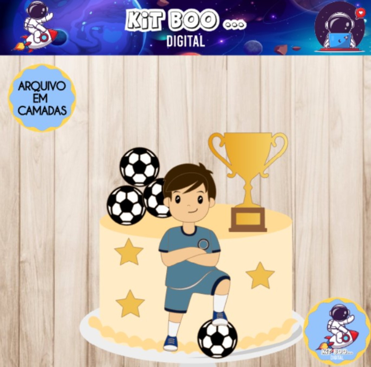Arquivo Topo De Bolo - Futebol Menino
