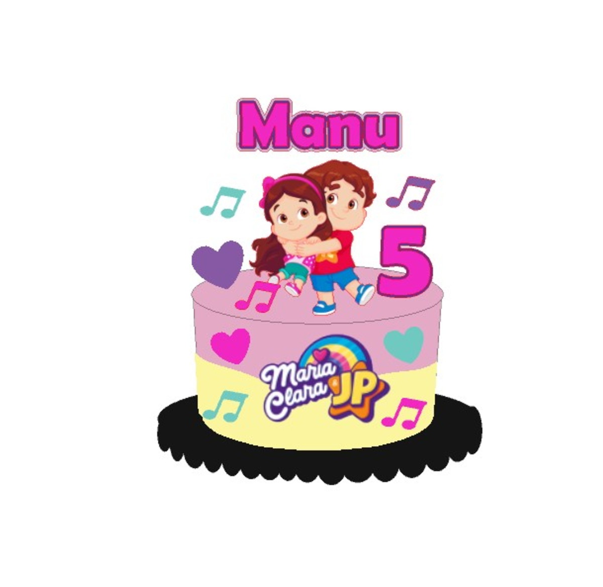 Arquivo Topo de Bolo Maria Clara e Jp Vários Arquivos - Imagem 4