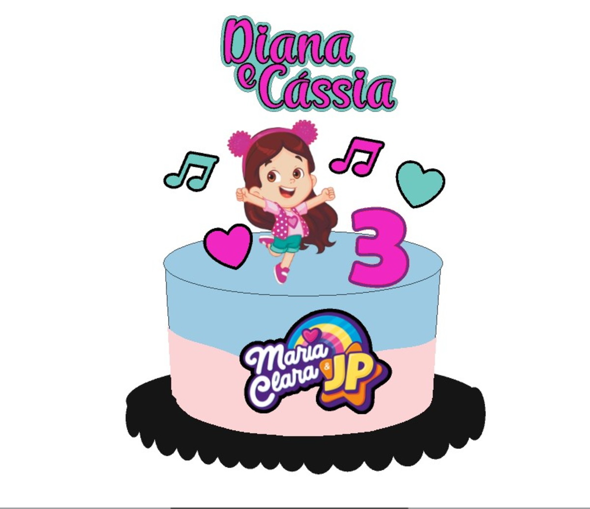 Arquivo Topo de Bolo Maria Clara e Jp Vários Arquivos - Imagem 2