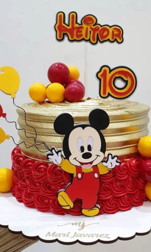 Arquivo Topo de Bolo Mickey Baby