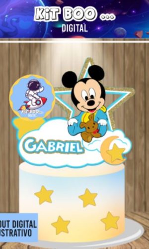 Arquivo Topo de Bolo - Mickey Baby