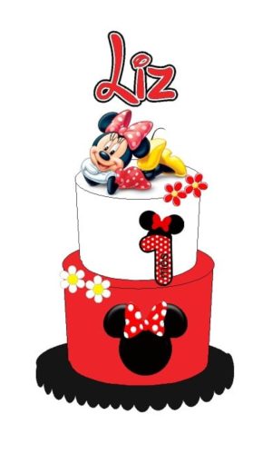 Arquivo Topo de Bolo Minnie