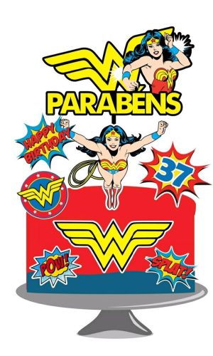 Arquivo topo de bolo mulher maravilha 5