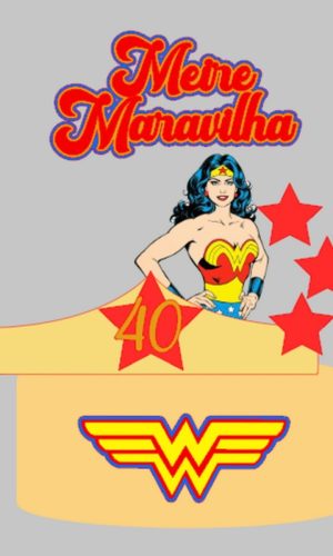 Arquivo topo de bolo mulher maravilha