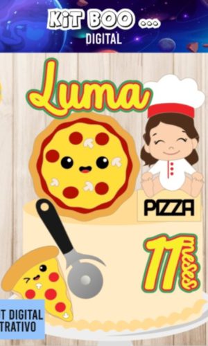 Arquivo Topo de Bolo - Pizza Menina