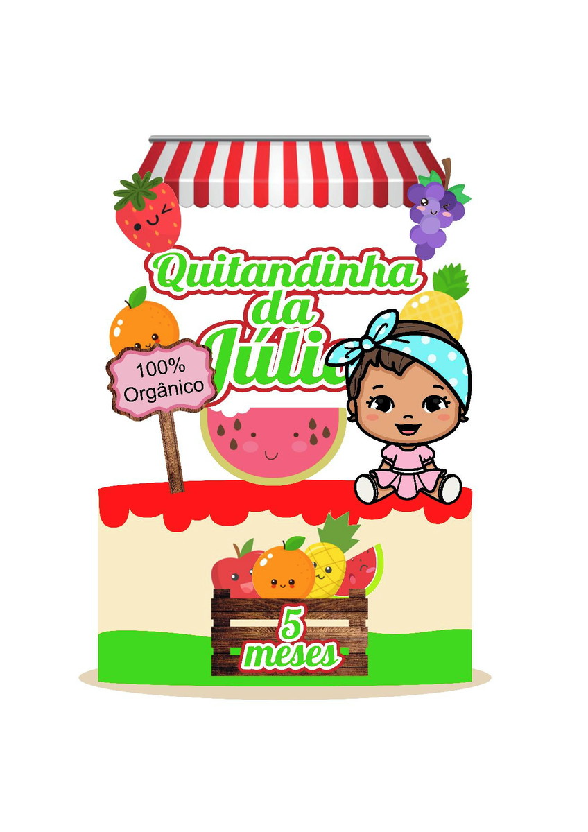 Arquivo topo de bolo quitandinha menina