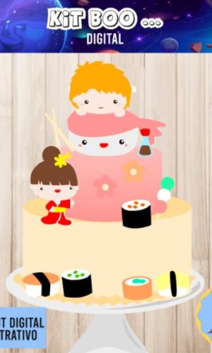 Arquivo Topo de Bolo - Sushi Cute