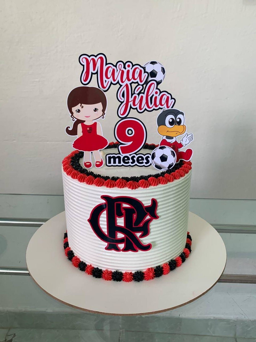 Arquivo topo de bolo - Flamengo menina