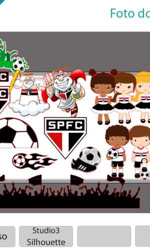 Arquivo topo de bolo Time São Paulo +1 tema da loja