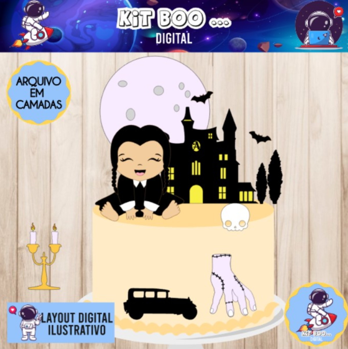 Arquivo Topo de Bolo - Wandinha Baby
