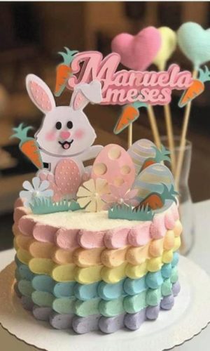 Arquivo Topo Pascoa Cute 3d