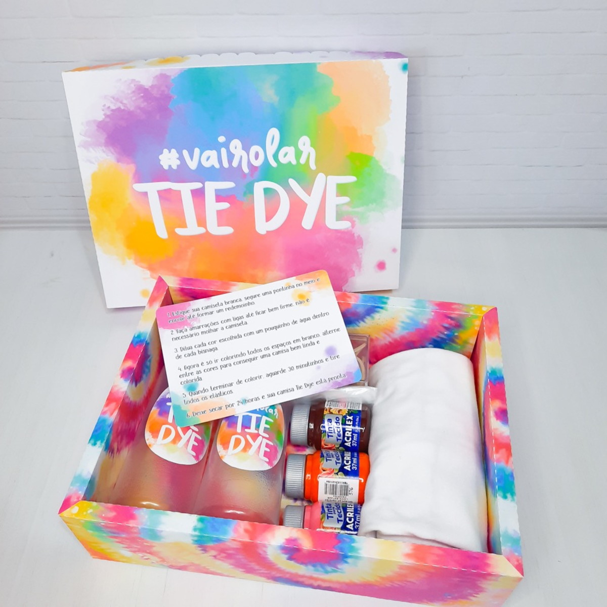 Arquivos de corte caixa Tie Dye - Imagem 2