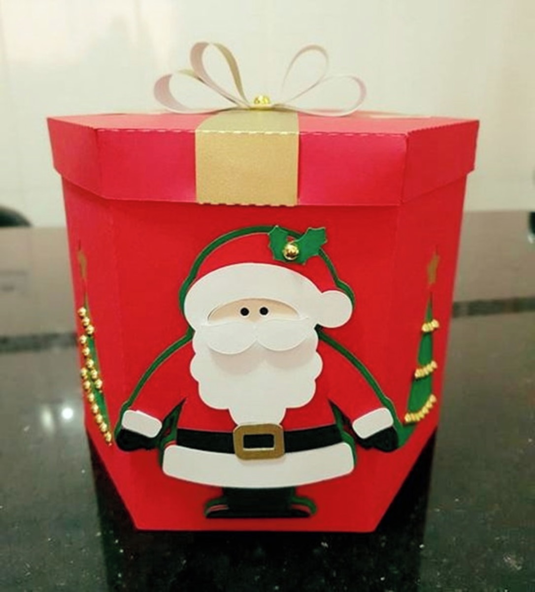 Arquivos de Corte Caixa Panetone 500g de Natal - Imagem 2