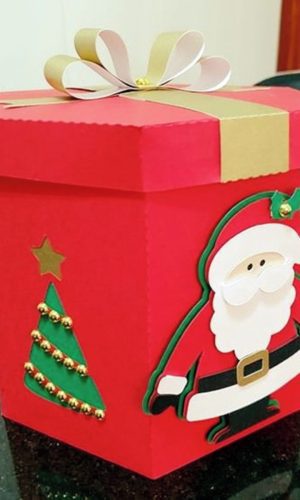 Arquivos de Corte Caixa Panetone 500g de Natal