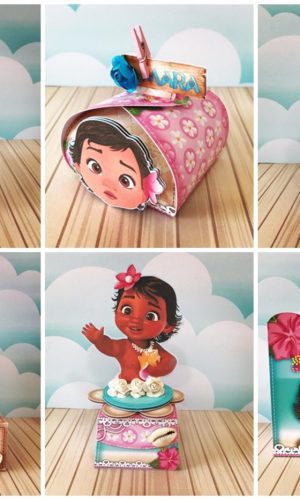 Arquivos de Corte Caixas Moana