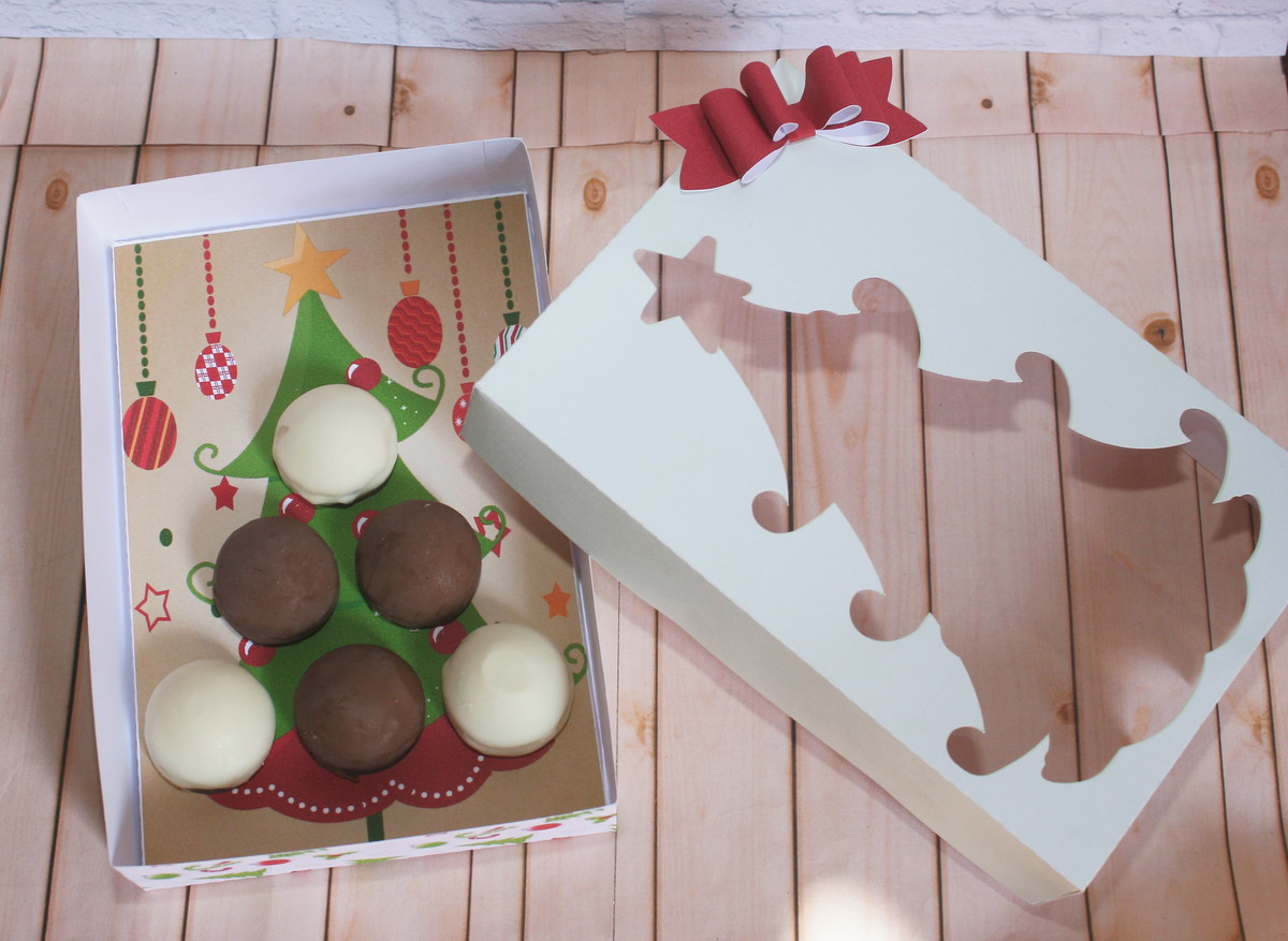 Arquivos de Corte Caixas para 6 Doces Tema Natal