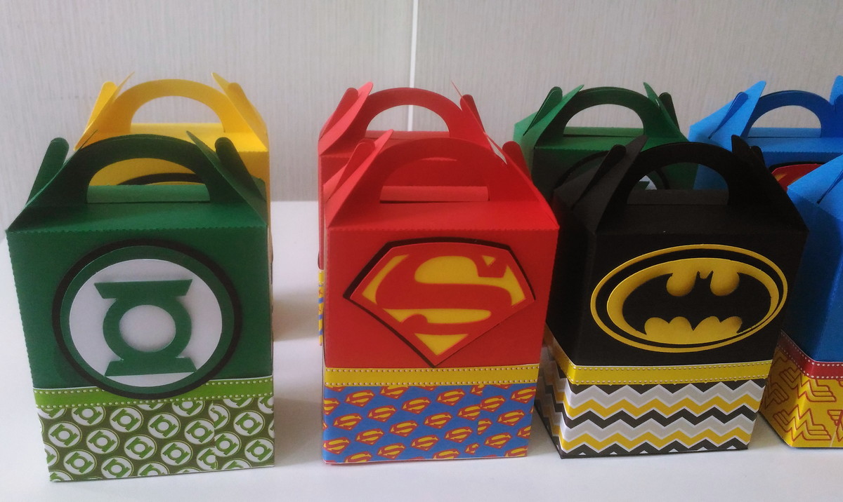 Arquivos de Corte Caixas Sacolinhas Super Herois - Imagem 3