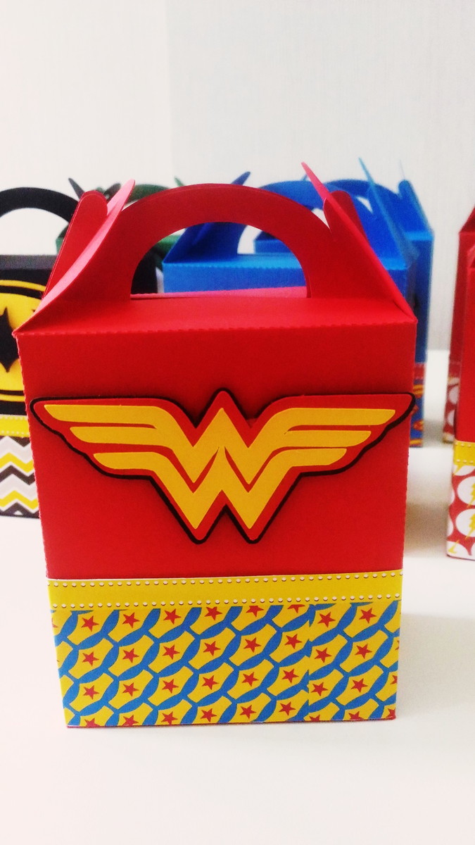 Arquivos de Corte Caixas Sacolinhas Super Herois
