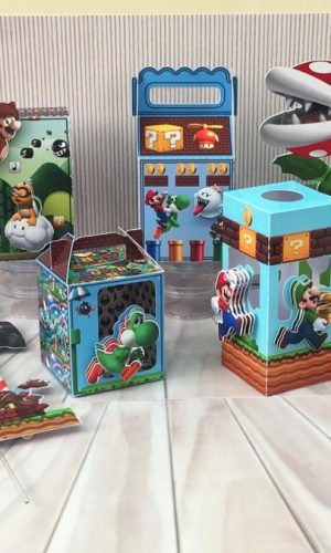 Arquivos de corte caixas super mario