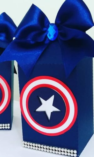Arquivos de corte caixa capitão america