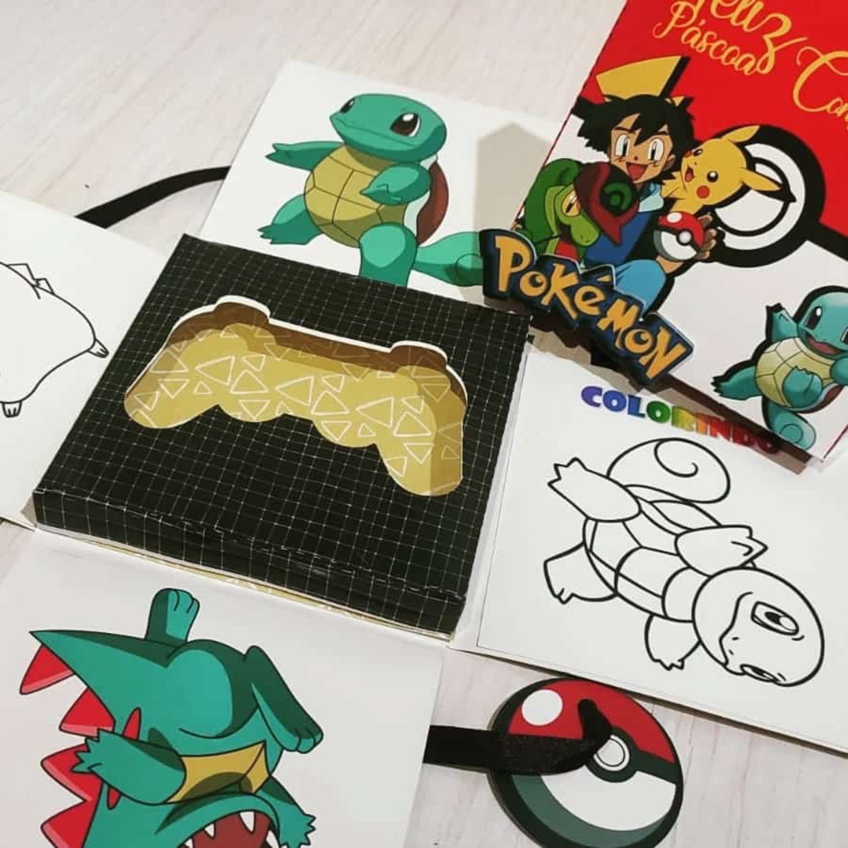 Arquivo de Corte Caixa Explosão Pokemon Páscoa - Imagem 2