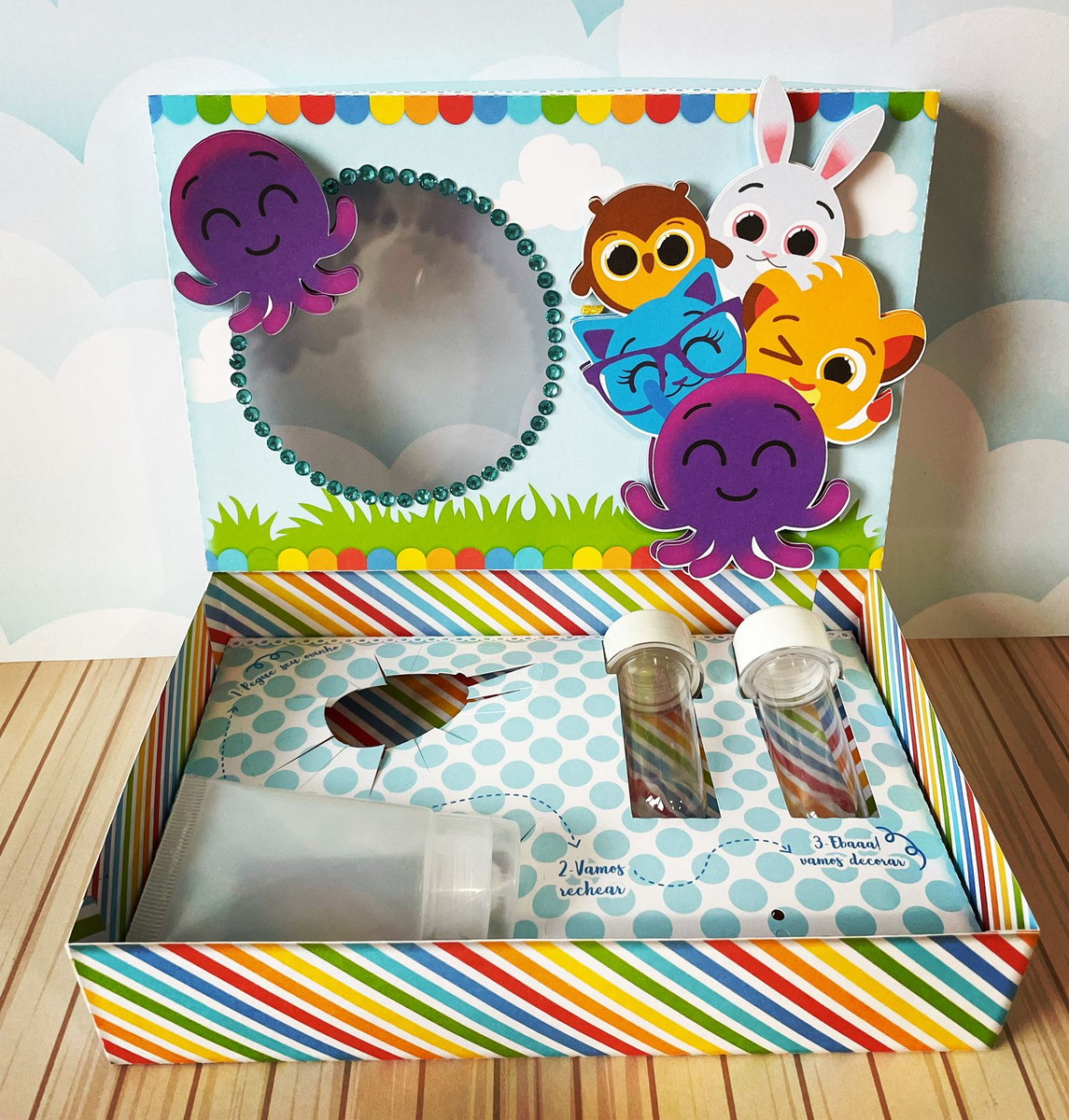Arquivos de corte mini confeiteiro bolofofos - Imagem 2