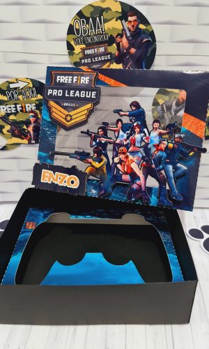 Arquivo de corte Páscoa Free Fire caixa controle STUDIO pdf