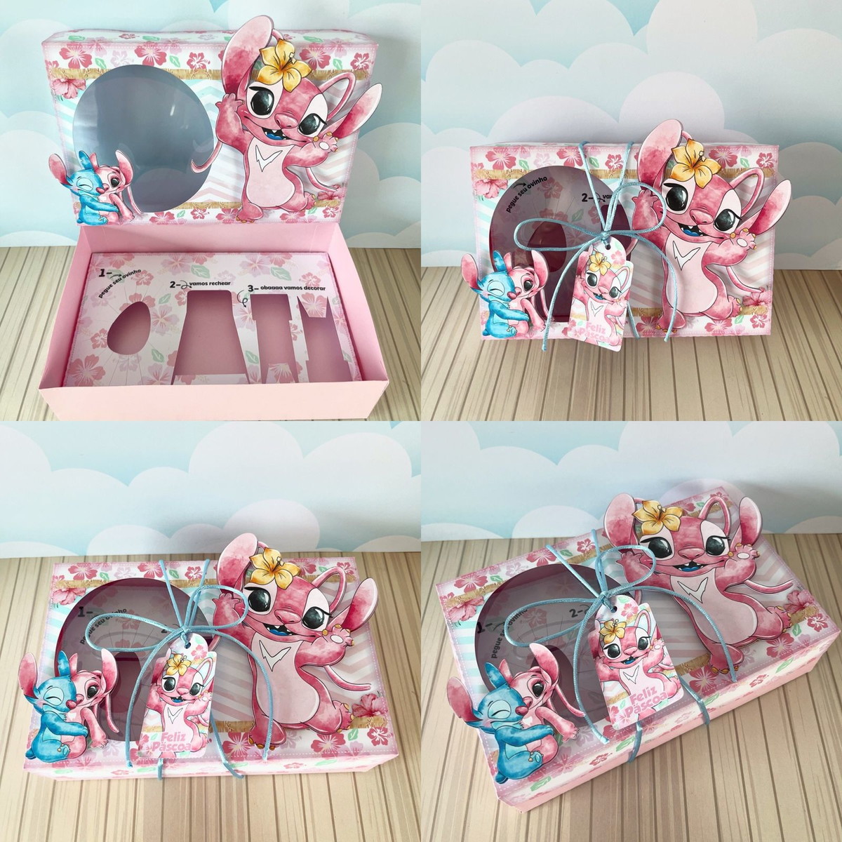 Arquivos de Corte Mini Confeiteiro Lilo e Stitch