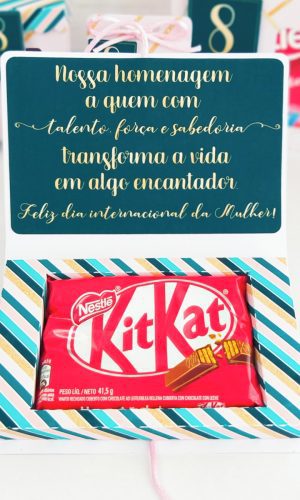 Arquivos de corte caixa kit kat dia das mulheres