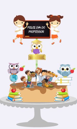 Arquivos de Corte Topo de Bolo Dia dos Professores