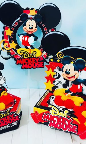 Arquivos de Corte Bolinho de Luxo Mickey Mouse