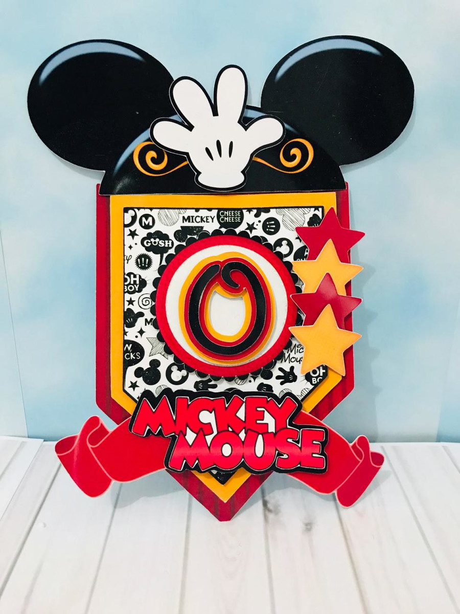 Arquivos de Corte Bolinho de Luxo Mickey Mouse - Imagem 2