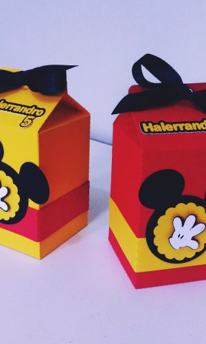 Arquivos de Corte Caixa Milk Mickey Mouse