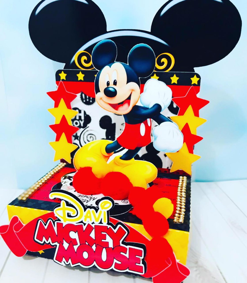 Arquivos de Corte Bolinho de Luxo Mickey Mouse - Imagem 3