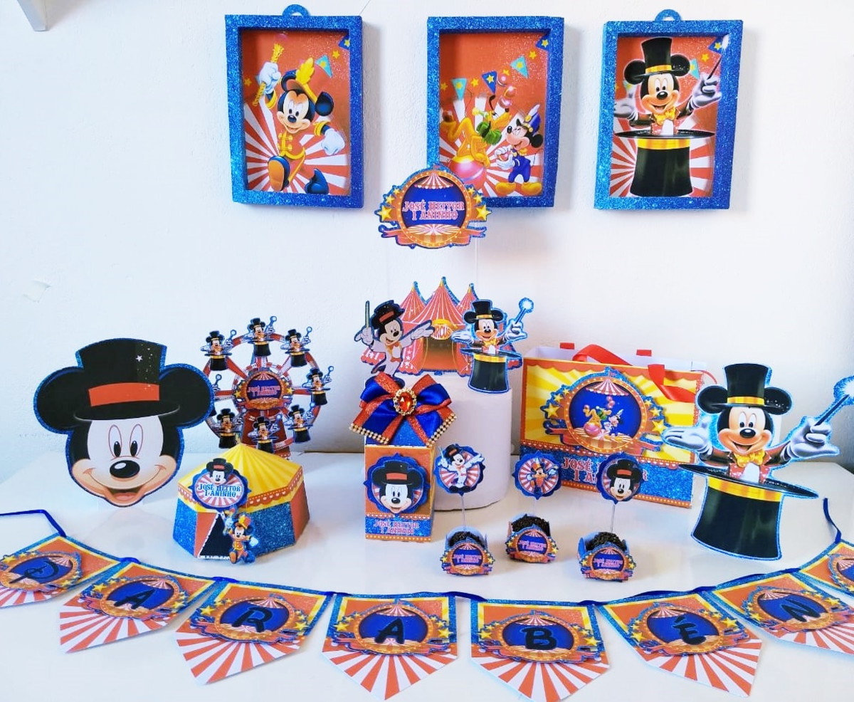 Arquivos de corte mickey mouse circo