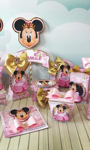 Arquivos de Corte Minnie Realeza Rosa