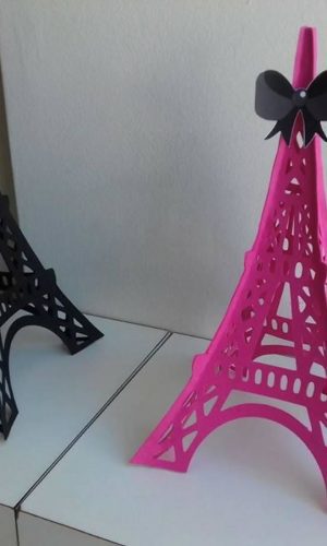 Arquivo de corte torre paris 3d