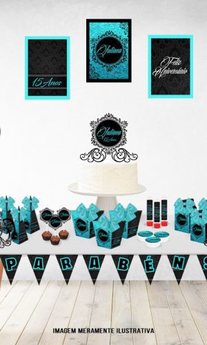 Arquivos de corte silhouette 15 anos azul