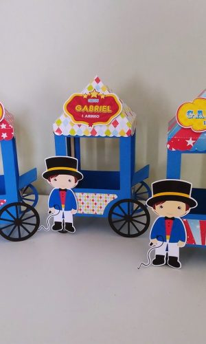 Arquivos de Corte Carrinho de Pipoca Circo