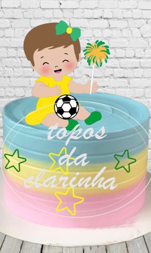 Arquivos de Corte Topo de Bolo Bebe Menina Camada