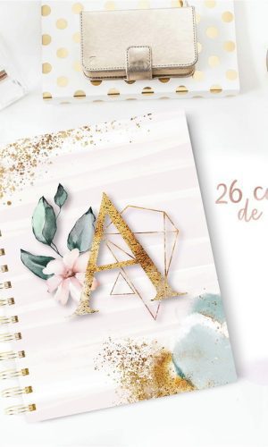 Combo de Capas Alfabeto Floral em Png