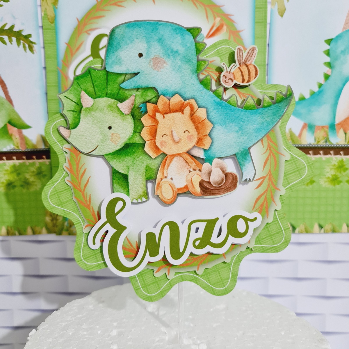 Dinossauro Cute - Arquivos Corte Studio e pdf 2512 - Imagem 4