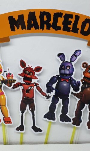 Fnaf Topo de Bolo