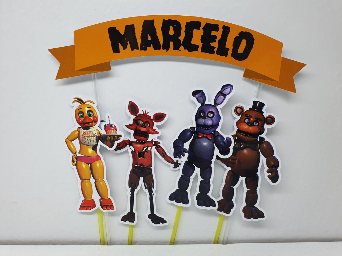 Fnaf Topo de Bolo