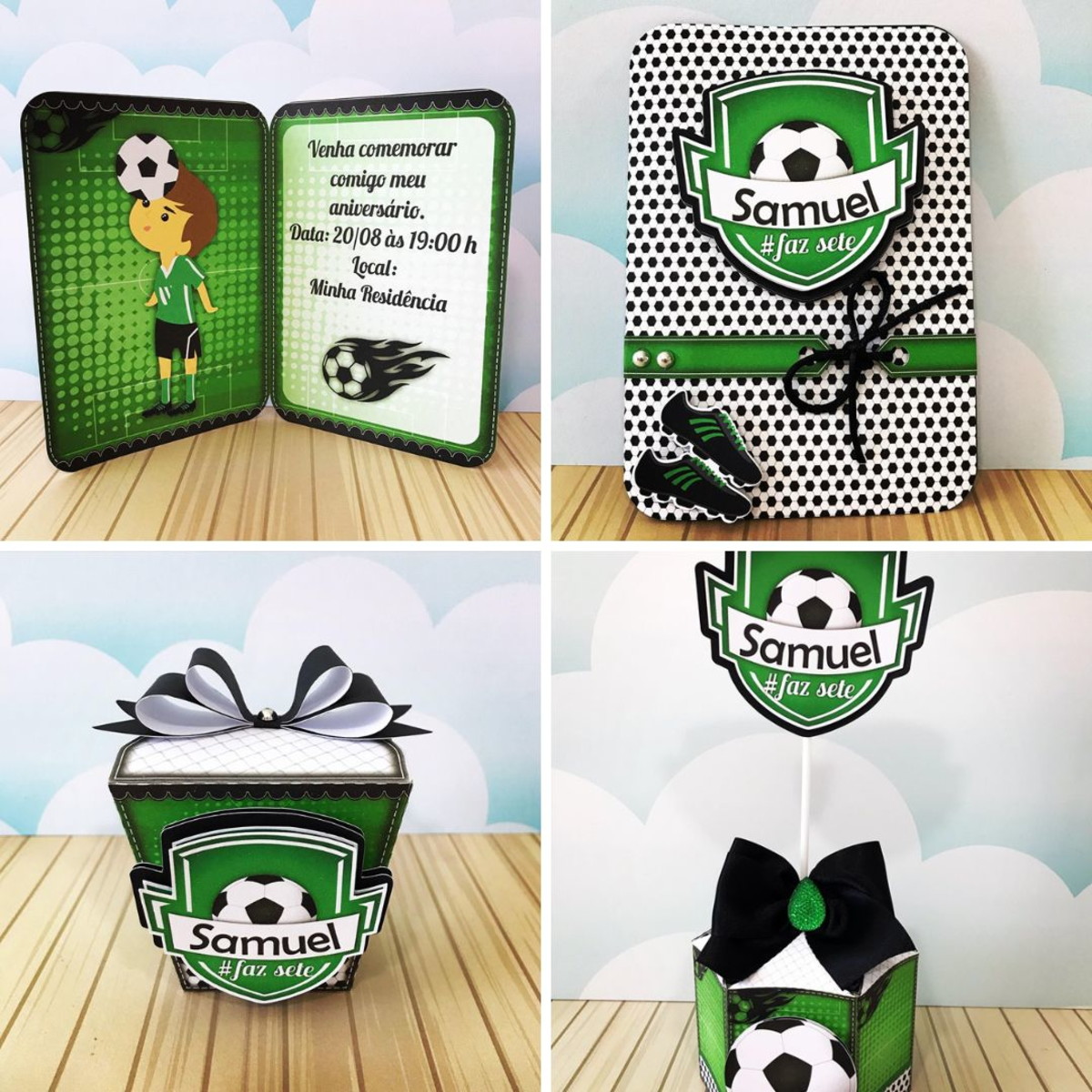 Futebol Top - Combo de Arquivos de Corte para Festas - Imagem 5